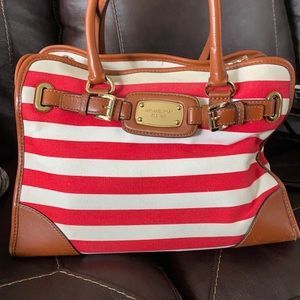 Michael Kors Hamilton bag- needs some TLC on cloth